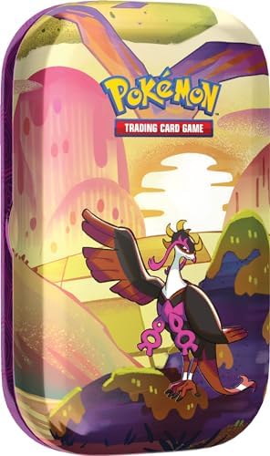 Pokemon TCG Scarlet Violet-Shrouded Fable Mini Tin - Fezandipiti 2 Booster Packs 1