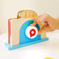 Melissa & Doug Melissa Doug Bread and Butter Toaster Set 9 pcs - Wooden Play Food and