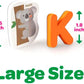 Crayola ABC Matching Magnet Set - Animal Party 52 Colorful Quality Foam Magnets Including