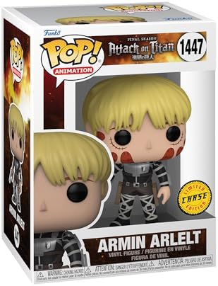 Funko POP Animation Attack on Titan - Armin Arlert - 16 Odds for Rare Chase Variant - Collectable Vinyl Figure