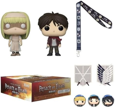 Funko Attack on Titan - Final Season Collector's Box - with Ymir Fritz and Child Eren Pop
