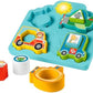 Fisher-Price Baby Sorting Toy Shapes Sounds Vehicle Puzzle