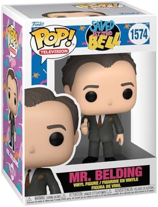 Funko Pop TV Saved by The Bell 30th Anniversary - Mr. Belding - A.C. Slater - Collectable Vinyl Figure