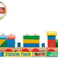 Melissa & Doug Melissa Doug Wooden Stacking Train Learning Toy Vehicle