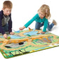 Melissa & Doug Melissa Doug Prehistoric Playground Dinosaur Activity Rug 39 x 36 inches -