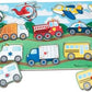 Melissa & Doug Melissa Doug Vehicles Wooden Peg Puzzle 8 pcs