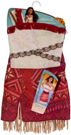 Disney Moana 2 Moana Dress Costume for Girls Adventure Outfit Fashion for Pretend Play