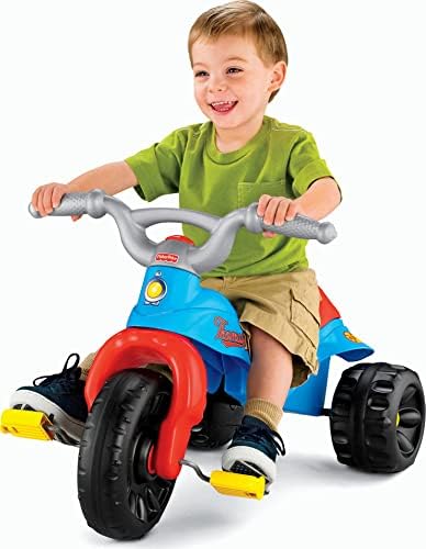 Fisher-Price Toddler Tricycle Harley-Davidson Tough Trike Toy Bike with Handlebar Grips