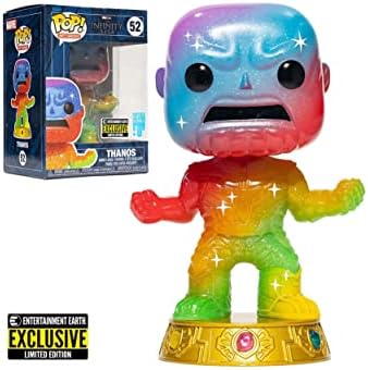Funko Marvel Infinity Saga Thanos Art Series Pop Vinyl Figure with Premium Pop Protector