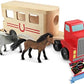Melissa & Doug Melissa Doug Wooden Horse Carrier Toy 1 Scratch Art Mini-Pad Bundle 04097
