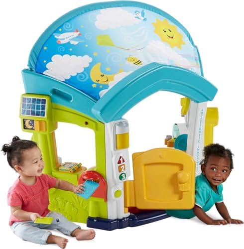 Fisher-Price Baby Toddler Toy Laugh Learn Smart Learning Home Playhouse with Lights