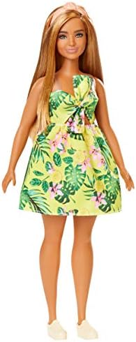 Barbie Fashionistas Doll with Long Blonde Hair - Tropical Outfit