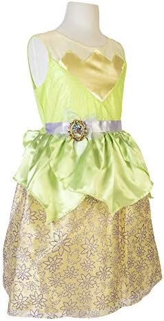 Disney Princess Tiana Dress Costume for Girls Perfect for Party Halloween Or Pretend Play