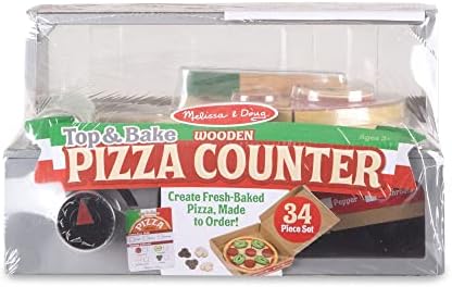 Melissa & Doug Melissa Dougi Top BaSaaSkaSe PaSiaSzaSzaSa Counter Wooden Play Food Set 1