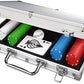 Spin Master Professional Texas Hold 'Em Poker Set Classic Game with 200 Dual-Toned Chips