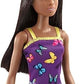 Barbie Doll 11.5 Inches with Colorful Butterfly Logo Print Dress Strappy Heels Ages 3 Up