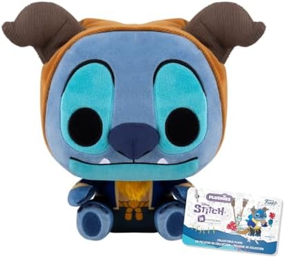 Funko Pop Plush Disney Stitch in Costume - Beauty and The Beast Stitch as Beast 7