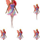 Barbie Dreamtopia Fairy Fashion Doll Pink Hair with Removable Skirt Headband Wings