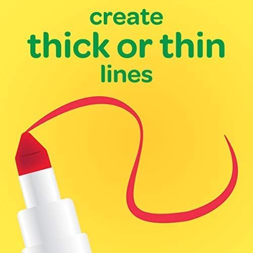 Crayola Super Tips Marker Set 100ct Fine Point Washable Markers Drawing Markers for