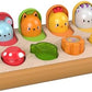 Fisher-Price Baby Toy Hide Peek Pop-Up Animal-Themed Sensory Activity with Wood Accents