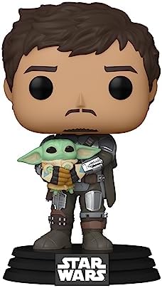 Funko POP Funko Star Wars The Mandalorian - Mandalorian Din Djarrin Holding The Child