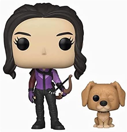 Funko Pop Buddy Marvel Hawkeye - Kate Bishop with Lucky Pizza Dog Vinyl Bobblehead