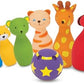 Melissa & Doug Melissa Doug K's Bowling Friends and Game With 6 Pins and Convenient