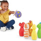 Melissa & Doug Melissa Doug K's Bowling Friends and Game With 6 Pins and Convenient
