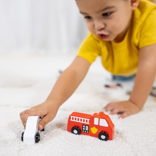 Melissa & Doug Melissa Doug Wooden Town Vehicle