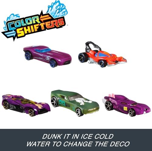 Hot Wheels Color Shifters Toy Cars 5-Pack Set of 5 164 Scale Vehicle