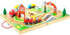 Melissa & Doug Melissa Doug 17-Piece Wooden Take-Along Tabletop Farm 4 Farm Vehicle