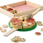 Melissa & Doug Melissa Doug Pizza Party Wooden Pretend Play Food Set With 36 Toppings
