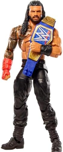 Mattel WWE Elite Collection Top Picks Action Figure Set Roman Reigns 6-inch with