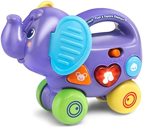 VTech Push Explore Elephant Purple