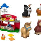 Fisher-Price Little People Toddler Farm Animal Friends 8-Piece Figure Set for Pretend