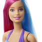 Barbie Dreamtopia Mermaid Doll with Pink Blue Hair Tail Plus Tiara Accessory