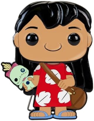 Funko Loungefly PIN Large POP Enamel Pin Disney Lilo and Stitch - Lilo with Scrump Enamel