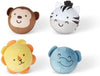 Melissa & Doug Melissa Doug Rollables Safari Friends Infant and Toddler Toy 4 Pieces