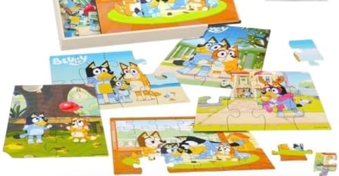 Spin Master Bluey 5 Wood Puzzle