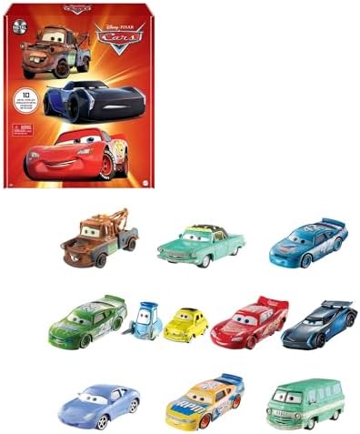Mattel Disney and Pixar Cars Radiator Springs 3-Pack of Die-cast Toy Cars Trucks with