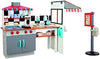 Little Tikes Real Wood Drive-Thru Diner Wooden Play Kitchen with Realistic Lights Sounds