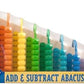 Melissa & Doug Melissa Doug Add Subtract Abacus - Educational Toy With 55 Colorful Beads