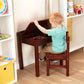 Melissa & Doug Melissa Doug Wooden Lift-Top Desk Chair - Espresso