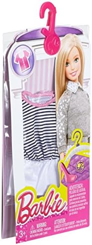 Barbie Fashion Pack Black Cheveron Trim Skirt