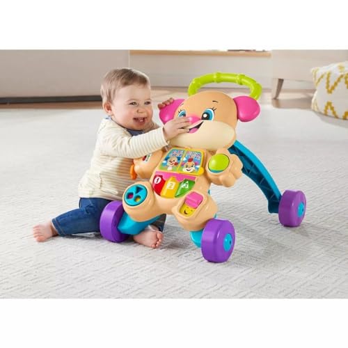 Fisher-Price Baby Toy Laugh Learn Smart Stages Learn with Sis Walker with Music Lights