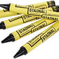 Crayola Bulk Extra Large Marking Crayons Black 8 Count 52-0002-2-051