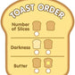 Melissa & Doug Melissa Doug Bread and Butter Toaster Set 9 pcs - Wooden Play Food and