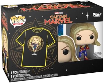 Funko Pop Pop and Tee Marvel - Captain Marvel S