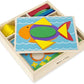 Melissa & Doug Melissa Doug Beginner Wooden Pattern Blocks Educational Toy With 5