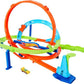 Hot Wheels Toy Car Track Set Action Loop Cyclone Challenge Playset